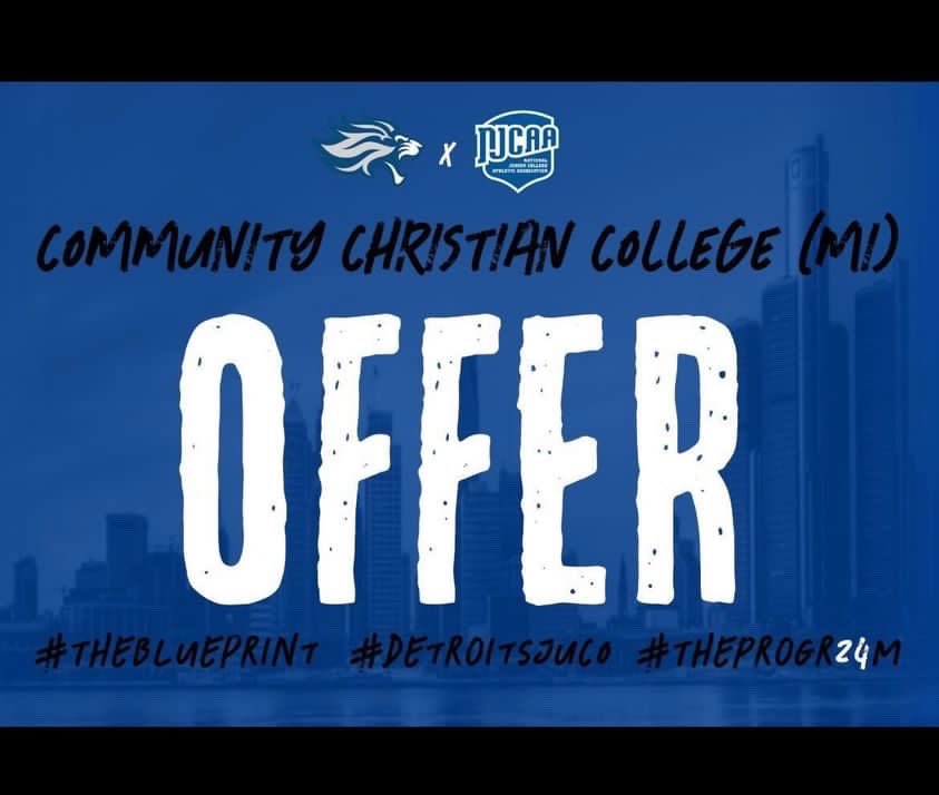 After a talk with <a href="/CoachAllenElite/">Jerrell Allen</a> I am blessed to say I have received my first offer from CCC💙 @cccfb <a href="/jeffreardon/">jeff reardon</a> <a href="/S_Warriors_FB/">Eleven Warriors</a>