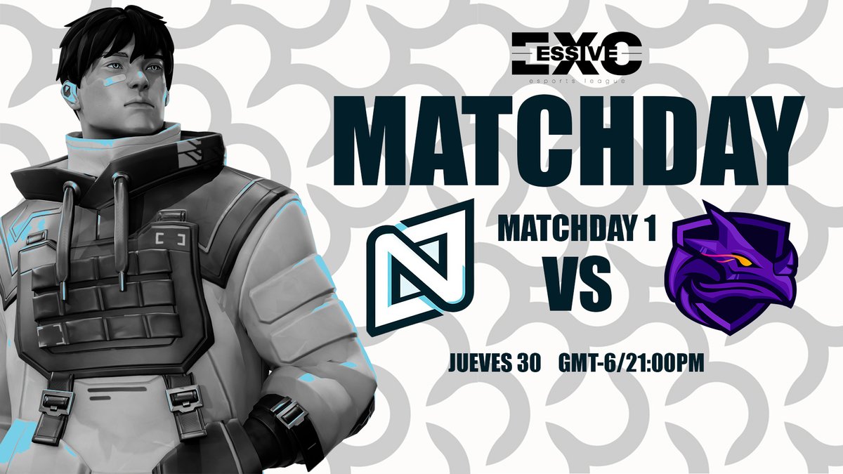 ZeroNoteX's tweet photo. 🚨 #MATCHDAY 🚨

⚪️ ℤ𝕖𝕣𝕠ℕ𝕠𝕥𝕖🔵

🏆@InfiriumzGaming
⌚ 21:00Hrs 🇲🇽
🎮#ZeroNote 🆚 #InfiriumzGaming

📺 Desde las 21:00hrs en directo.
👉https://t.co/GkcisOvBE1

#ZeroNote #VamosZN #ExcessiveLeague #MatchDay #Esports #Valorant https://t.co/dz5Es5U1ij