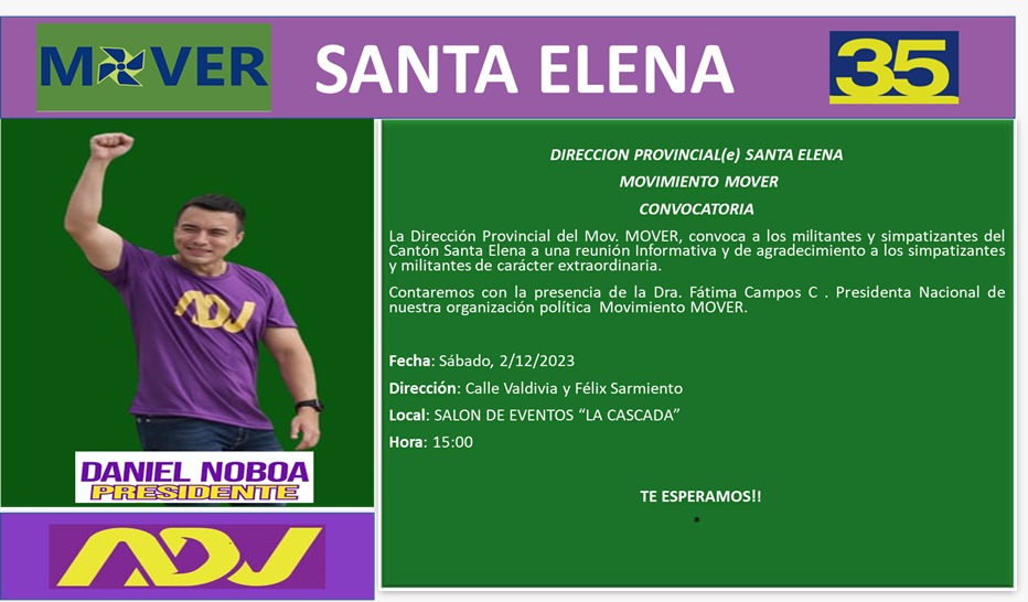 MOVER-35- SANTA ELENA