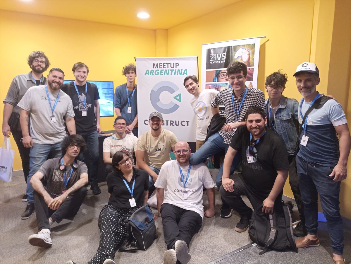 ChristianGCSAR's tweet image. Hey @ConstructTeam Yesterday was the first meetup of developers who use construct in Argentina, with visits from Brazil and Uruguay. Within the "maquinitas" event.
#construct #madewithconstruct #indiegames #indidevs