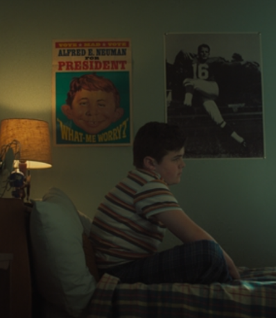rosysulla's tweet image. Just noticed the two posters in Tony's room are of MadTV and football. Having major  'he never had the makings of a varsity athlete' flashbacks.
#TheManySaintsofNewark
