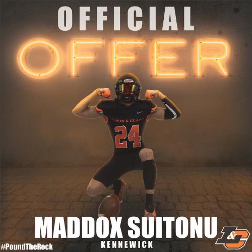 After a great talk with <a href="/BruceRead22/">rocket</a> I am Blessed to receive an offer from  Lewis and Clark <a href="/LCPiosFB/">Lewis & Clark Football</a> AGTG!!