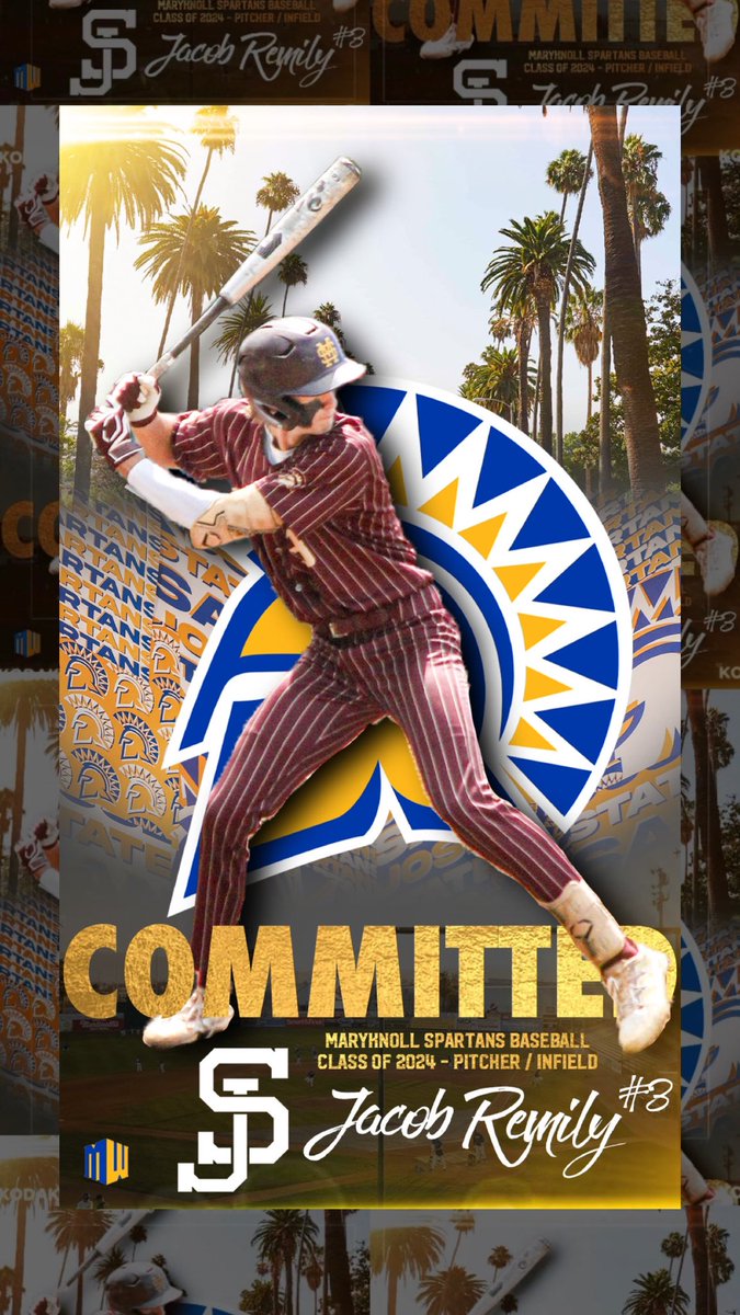 jacob_remily's tweet image. I am blessed and humbled to announce my commitment to San Jośe State University to pursue my academic and athletic career. I first would like to thank God for the many blessings received. Also, a huge thank you to my parents, family, friends, and coaches. #SpartanUp