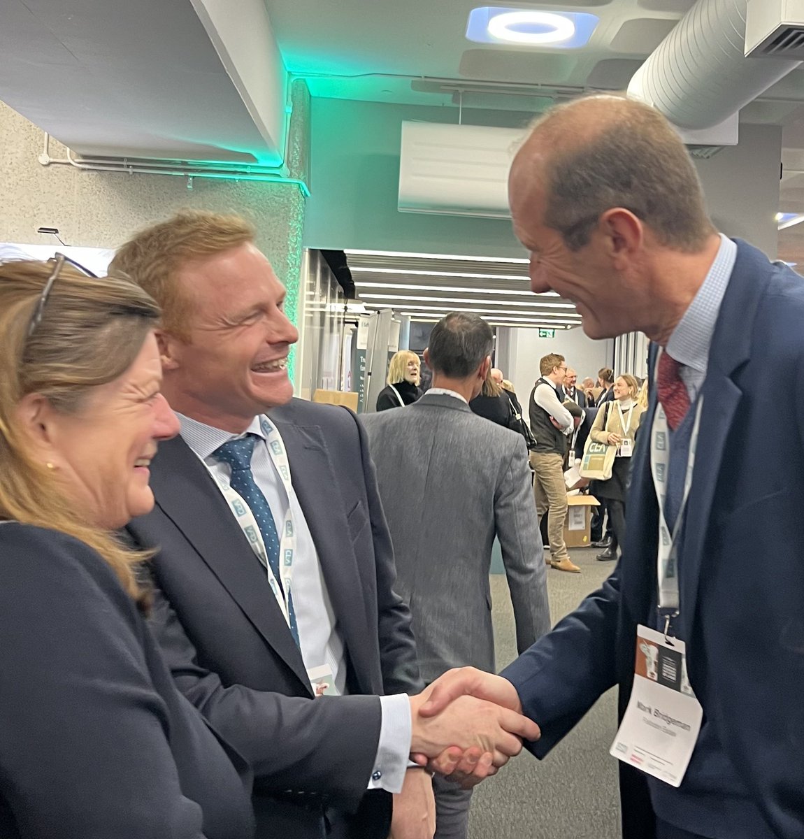_RobbieMoore's tweet photo. It’s time to turbocharge our rural communities &amp; our farming sector - with a real focus on innovation, the next generation, food production &amp; growth while fulfilling the #RuralPowerhouse ambitions.

Brill to meet new CLA President Victoria Vyvyan at today’s @CLAtweets Conference. https://t.co/pOXN8xyXSy
