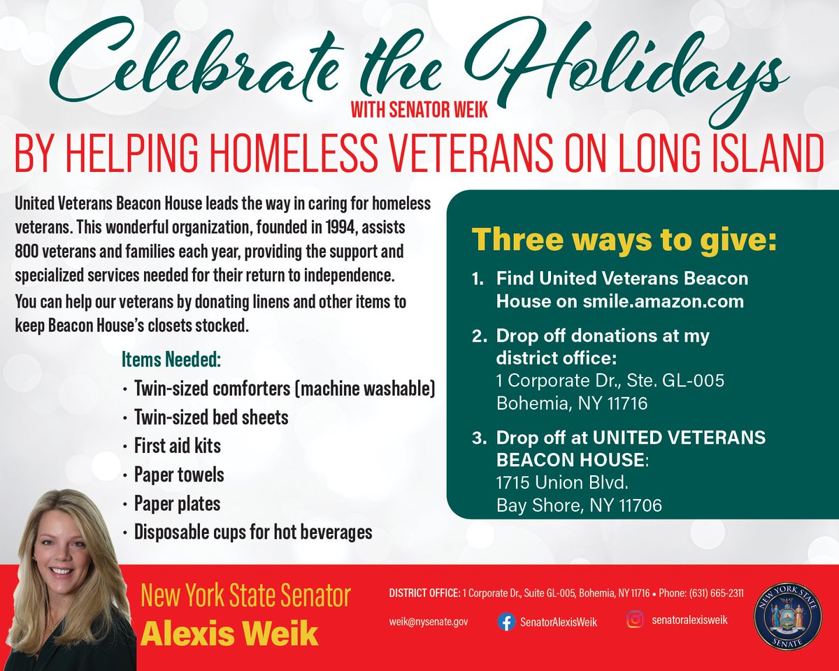 Join me this holiday season and give back to our veterans!