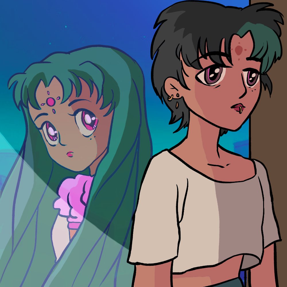 NEW FICTION:
Magical Girl Midlife Crisis by <a href="/andylopezwrites/">andy ⭐️ lopez</a> 
(with guest artwork by <a href="/AngFdz/">angelina🍯</a> !)
#SFF #flashfiction 
flashpointsf.com/2023/12/01/mag…