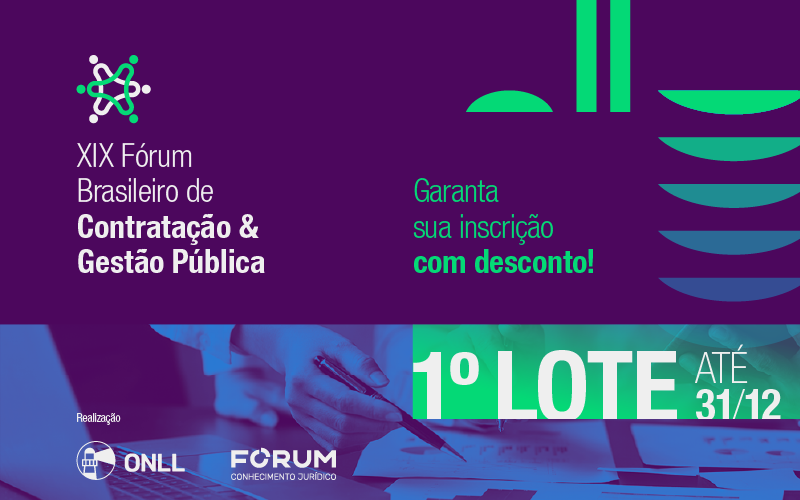 Falta apenas um mês para o encerramento do 1º lote de inscrições que garante vaga com preço especial no mais tradicional evento sobre compras públicas do país, o Fórum Brasileiro de Contratação e Gestão Pública - FBCGP. Saiba mais: eventos.editoraforum.com.br/forum-de-contr…
#novaleidelicitacoes