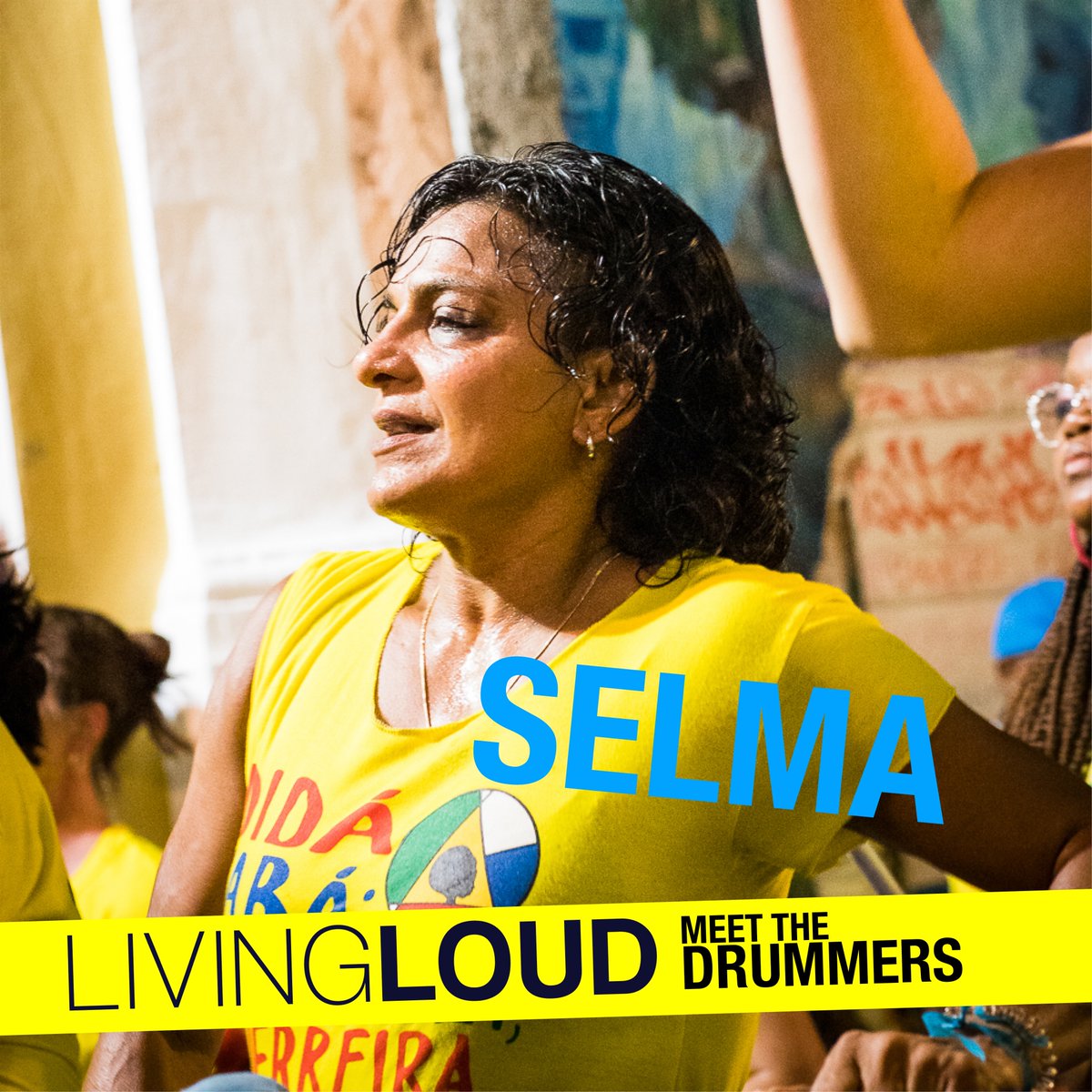Selma was inspired to join <a href="/fogoazulny/">FogoAzulNYC</a> after seeing them in the Women’s March. She met Sara in the band and the two began dating. After their trip to Brazil, they got married, and inspired by the community work of <a href="/BandaDida/">Banda Didá</a>,  started a Community Fridge in the Bronx.