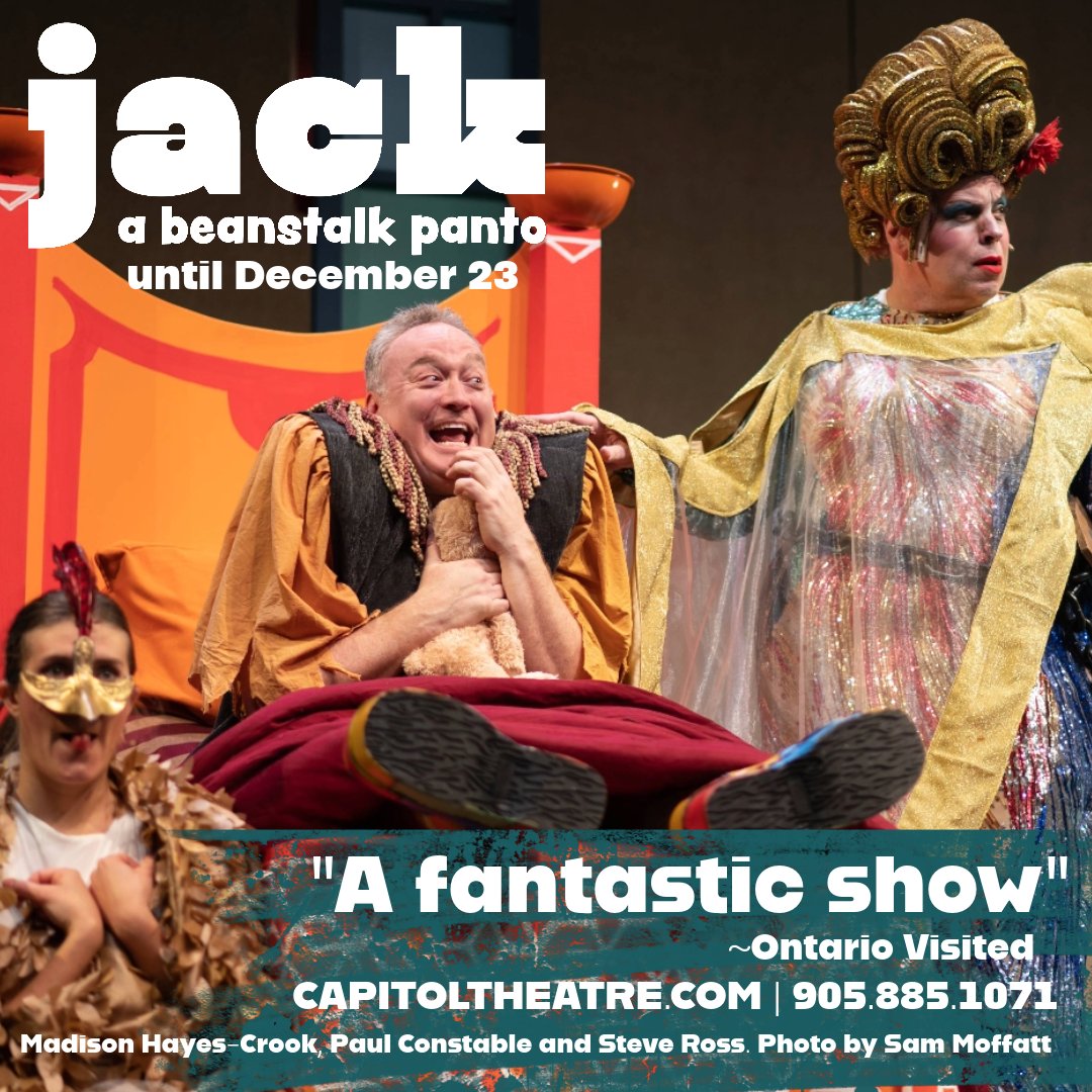Don't miss the show that everyone is RAVING about! Whether you like it NAUGHTY or NICE, JACK: A BEANSTALK PANTO is for you! #Capitol2023 #CapitolJack
capitoltheatre.com/jack-a-beansta…