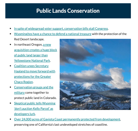 themountainpact's tweet photo. Check out our November #ConservationUpdate with information on #publiclands, #nationalmonuments, #climate issues, &amp; more conservation-related issues impacting western mountain communities.
https://t.co/LXIHLbmmJB

Sign up to get these in your inbox here - https://t.co/Jl54WJDI1C https://t.co/g0LB7hvHTX