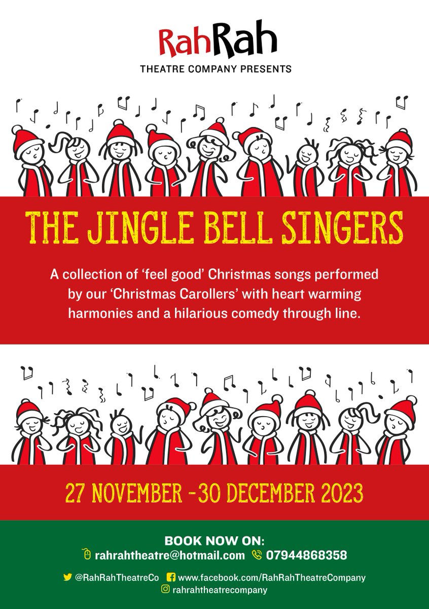 "Jack &amp; the Beanstalk" Panto and "The Jingle Bell Singers" are visiting London &amp; surrounding care homes now .. remaining slots are filling fast - rahrahtheatre@hotmail.com