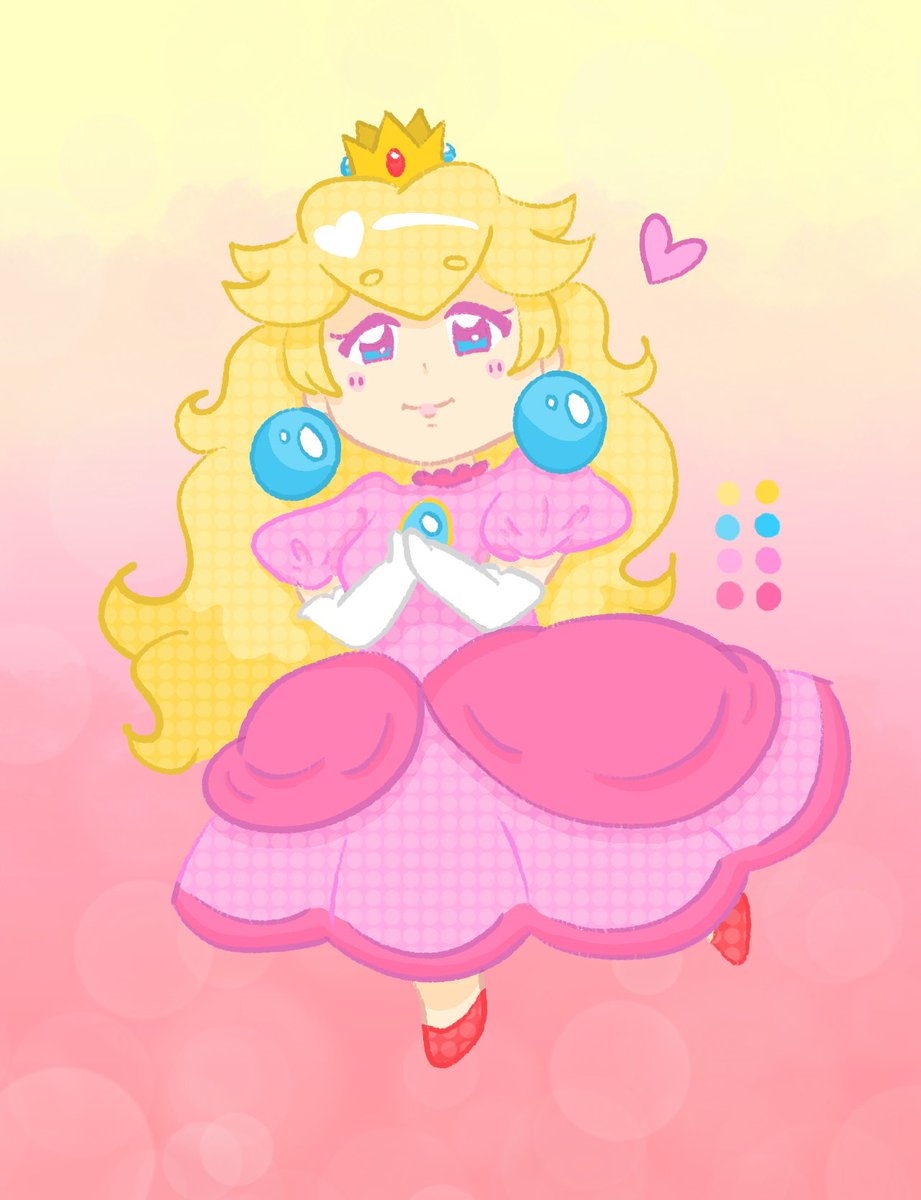 schemingmajor's tweet photo. Attempting Princess Peach in this style next 🎀♥️

 #princesspeach #ピーチ姫 https://t.co/oyth85NXWb