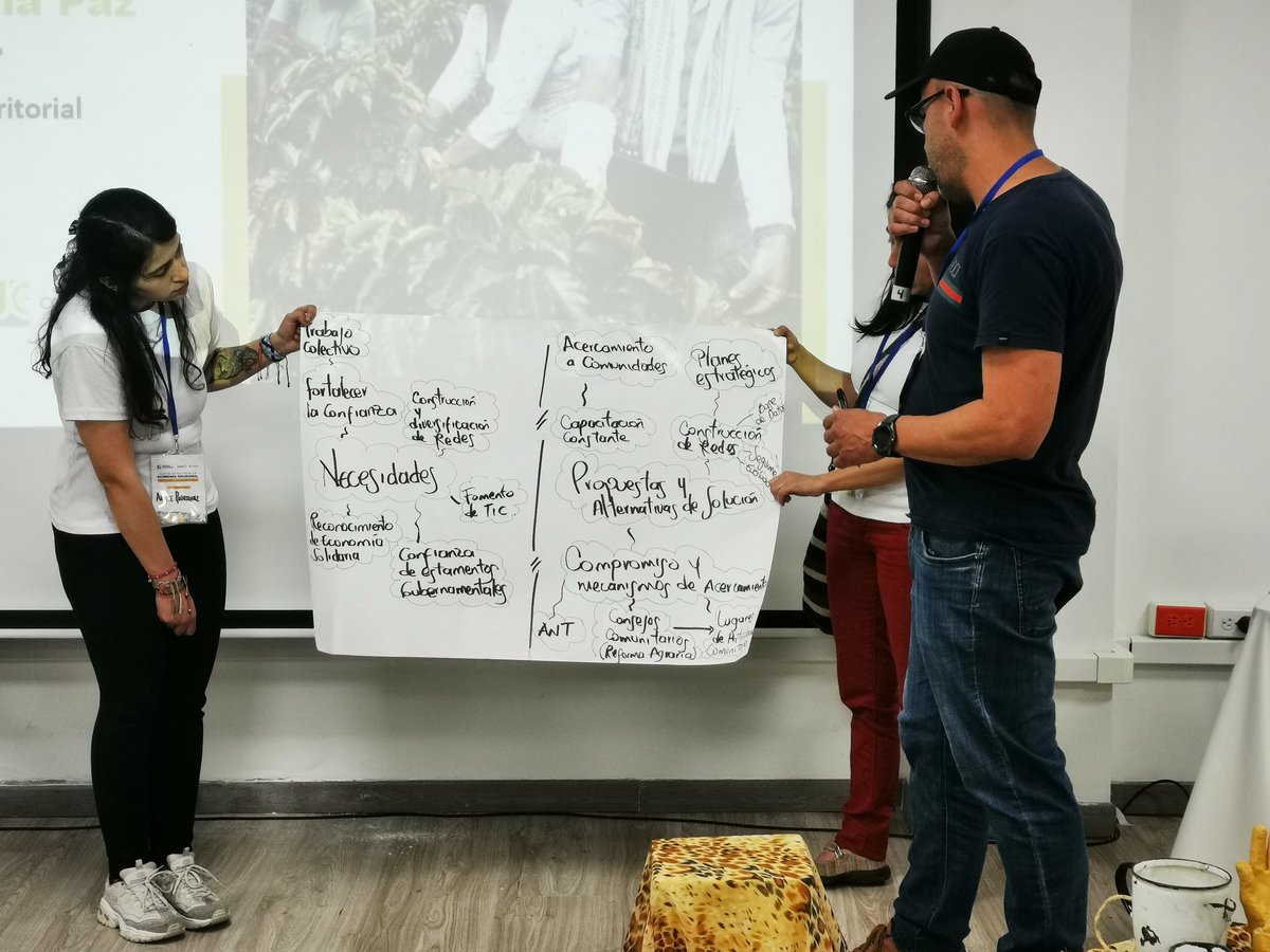 Concluye en #Armenia nuestra Asamblea Regional de Economía Solidaria, Popular y Comunitaria con la aprobación de las propuestas expuestas en la plenaria. Un trabajo duro nos espera, pero con las organizaciones haremos del Eje Cafetero un #TerritorioSolidario