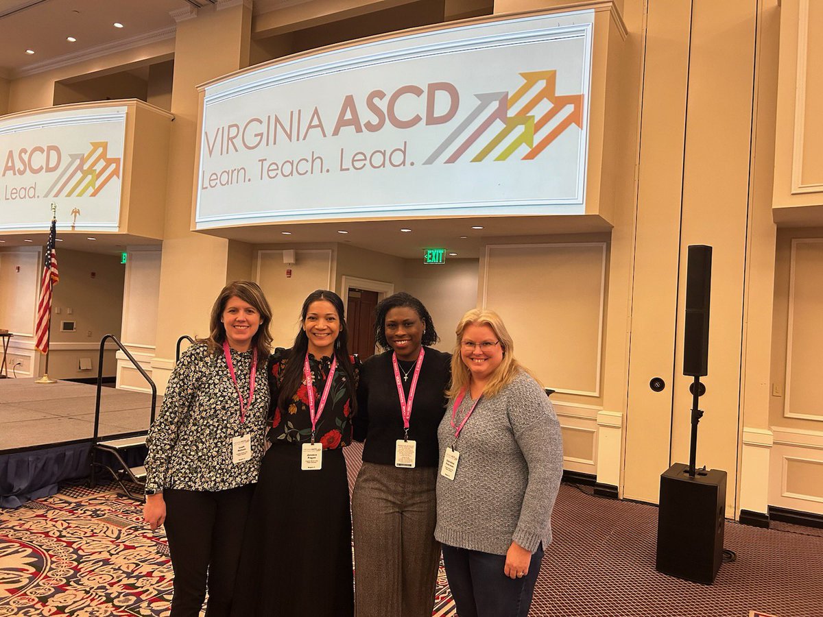OceanLakesHS's tweet photo. Empowered and inspired! Our team at the Virginia ASCD conference in Williamsburg, soaking up valuable insights for an enriched educational journey. 📚 #VASCD23 #ProfessionalGrowth https://t.co/fSsiYHZ2xc