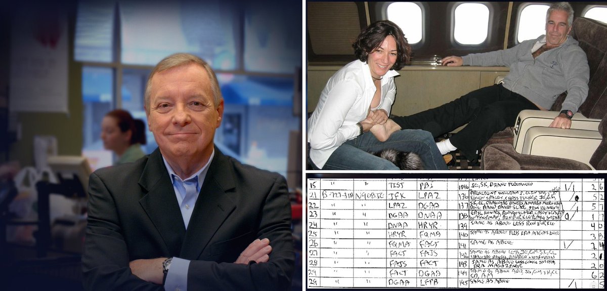 ChuckCallesto's tweet image. BREAKING REPORT: Senator Dick Durbin BLOCKS Marsha Blackburn's request to subpoena Epstein's flight logs..

WHY WOULD HE DO SUCH A THING?