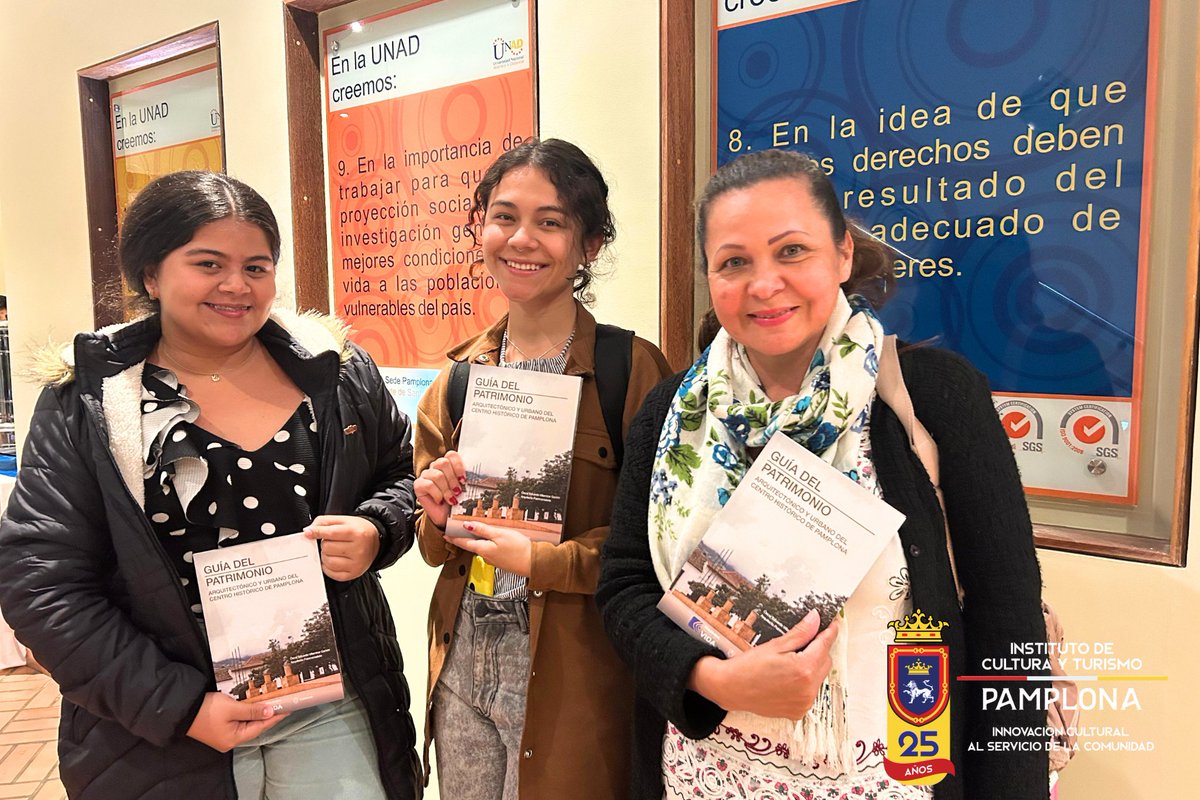 ictpcultural's tweet image. En el auditorio de la UNAD, se realizó el lanzamiento del libro titulado: Guía del Patrimonio Arquitectónico y Urbano del Centro Histórico de Pamplona de la autoría del arquitecto pamplonés Oscar Eduardo Villamizar Garzón.