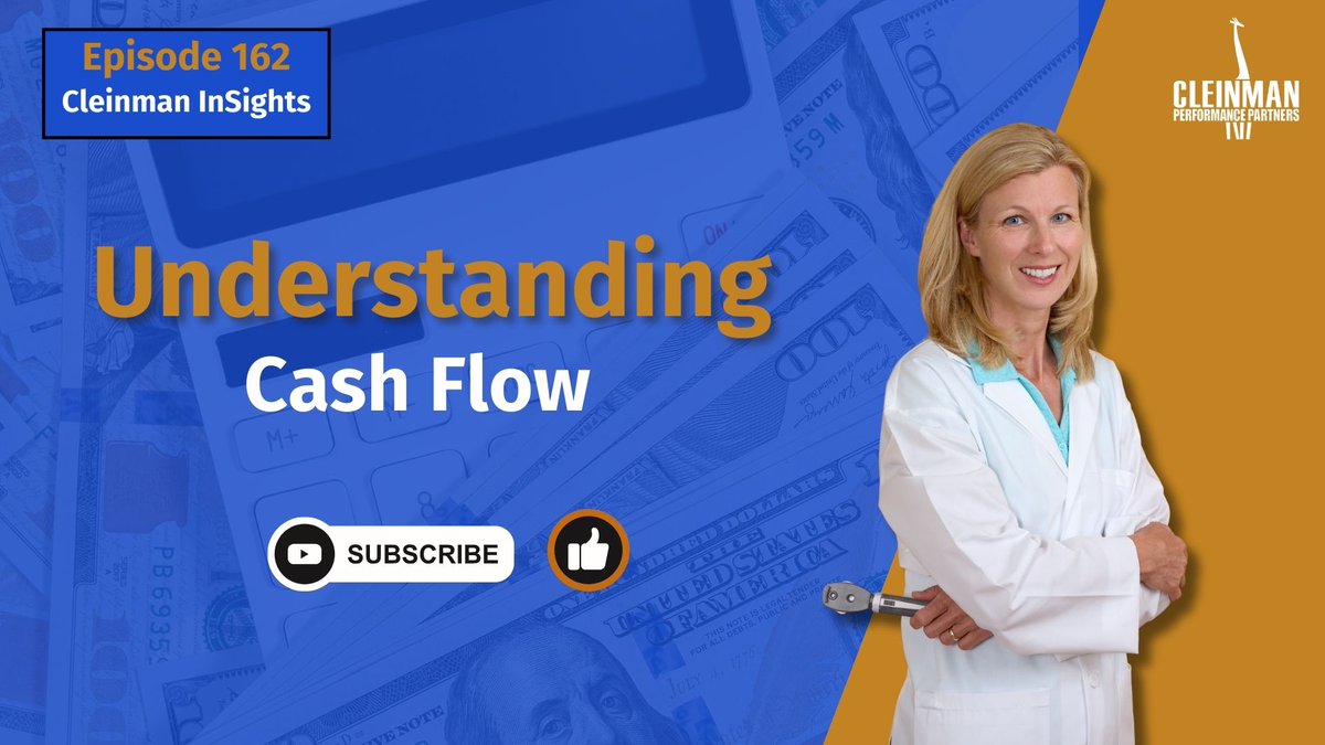 CleinmanPartner's tweet image. In this week’s Cleinman InSights video, CEO and Founder of Cleinman Performance Partners, Al Cleinman, discusses cash flow in an eyecare practice and what a practice owner and manager should know about it.
hubs.ly/Q02bp_W30

#cleinmaninsights #optometry #ODtips #cashflow