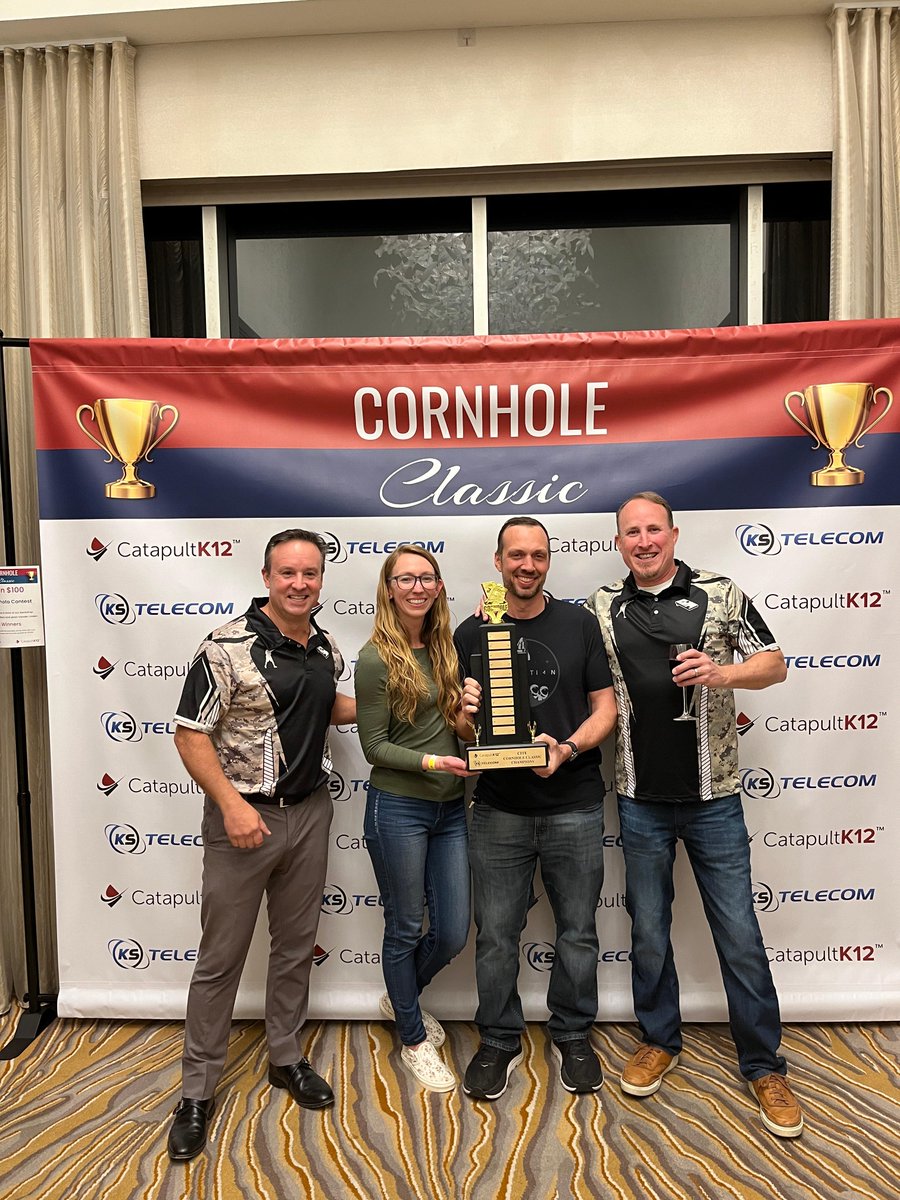 CatapultEMS's tweet photo. A huge THANK YOU to everyone who made the CITE Conference Cornhole Classic a smashing success! 🙌 Your energy and enthusiasm made the event unforgettable.

Congratulations to the champions, Team B² from Roseville City School District Foundation🏆 https://t.co/6daNDrMQLI