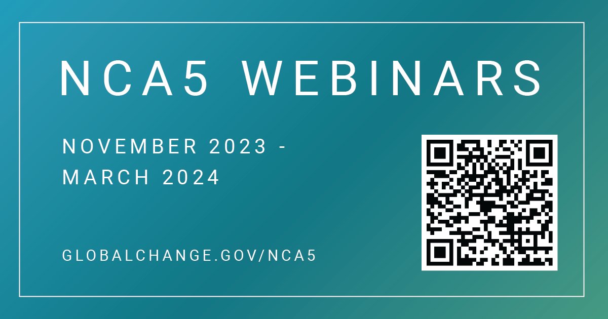 USGS's tweet photo. .@USGCRP is hosting a series of webinars dedicated to #NCA5: https://t.co/3KqnbJrp05 

On March 15, 2024, hear from @USGS_EROS scientist George Xian, who helped author a chapter on land cover and land use change. Register here: https://t.co/aXoUqJ2Tn8 

#USGSClimateScience https://t.co/HYy0DFsWVY
