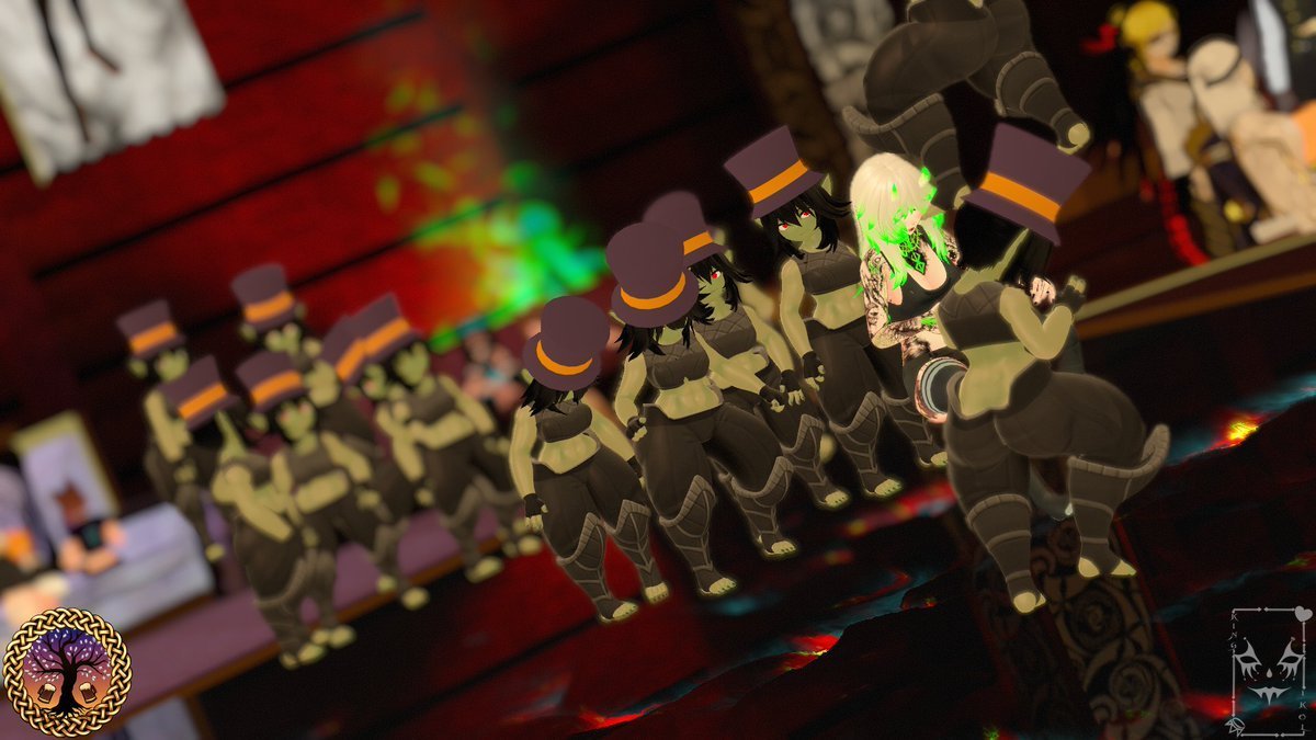 for my birthday i had a horde of goblins give me a lappydance ( ；∀；) yaya?