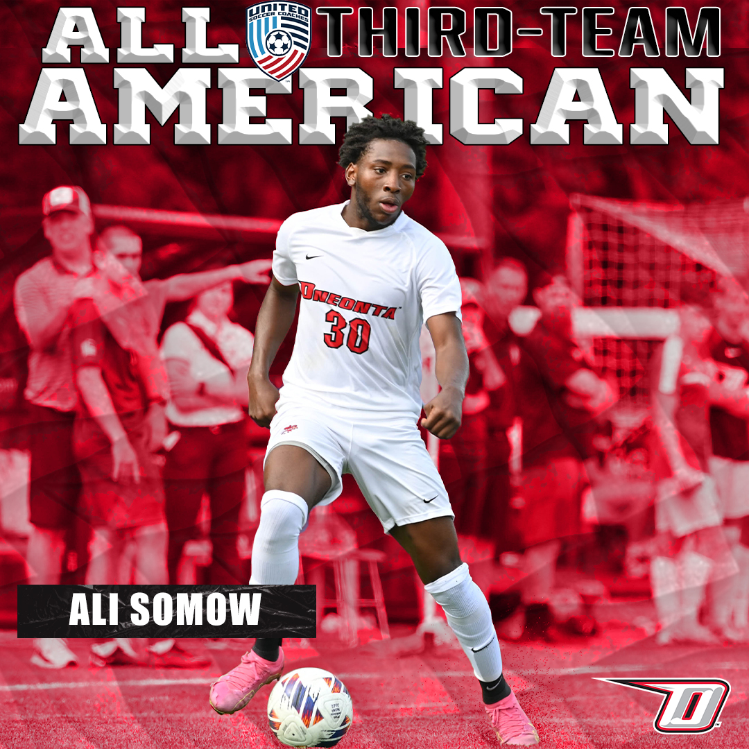 Congratulations to senior John Bernardi and junior Ali Somow on earning the United Soccer Coaches All-American Team honors! Both Bernardi and Somow were  selected to the third team! #HereWeGoO #d3soccer