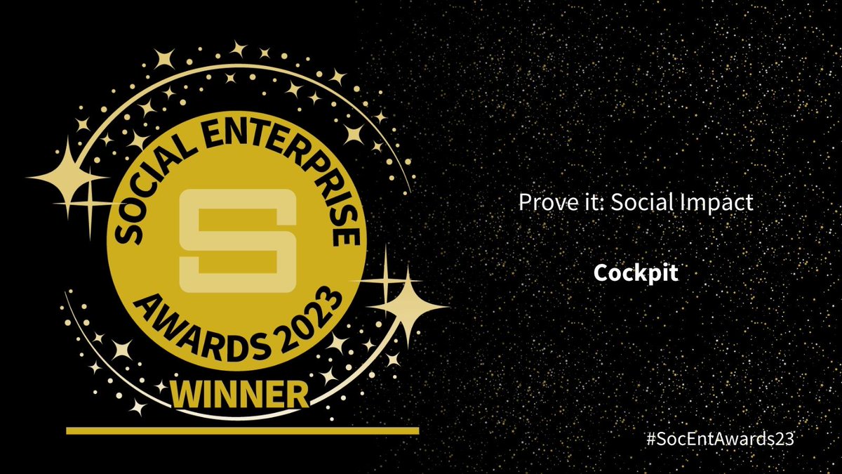 The winner of the Prove It: Social Impact Award is <a href="/cockpit_studios/">Cockpit</a>, the UK's only craft incubator, offering business advice and studio space to more than 160 craftspeople.
#SocEntAwards23