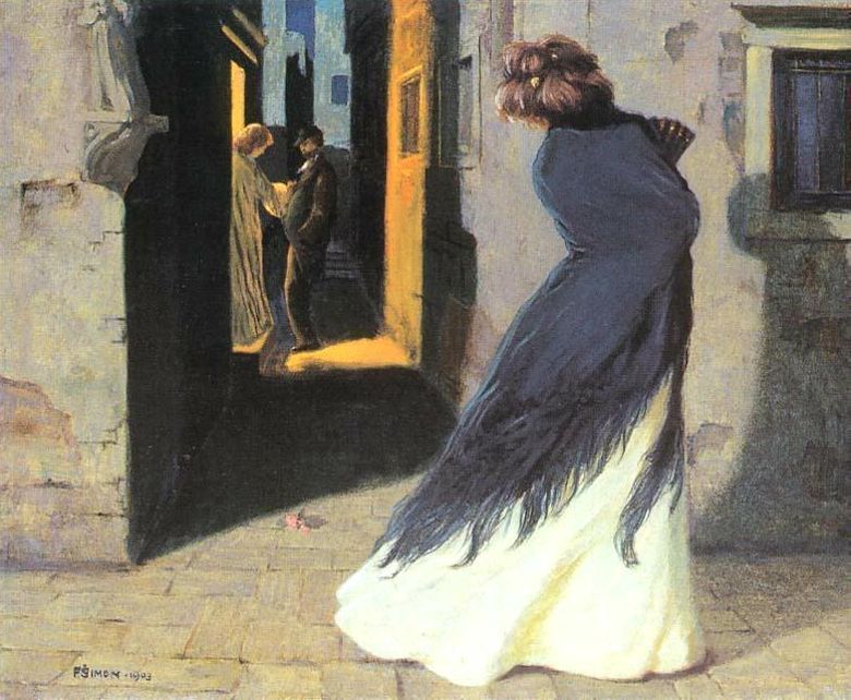 “Gizlice buluşacaklarsa, onun yolunun düşmeyeceği bir yer olması gerekiyordu.” 1. Clarence Gagnon, ''Street Scene'', 1904 2. John Singer Sargent, ''Street in Venice'', 1882 3. John Singer Sargent, ''Street In Venice'', 1880-82 4. Tavík František Šimon, ''Venetian Shadow'', 1903