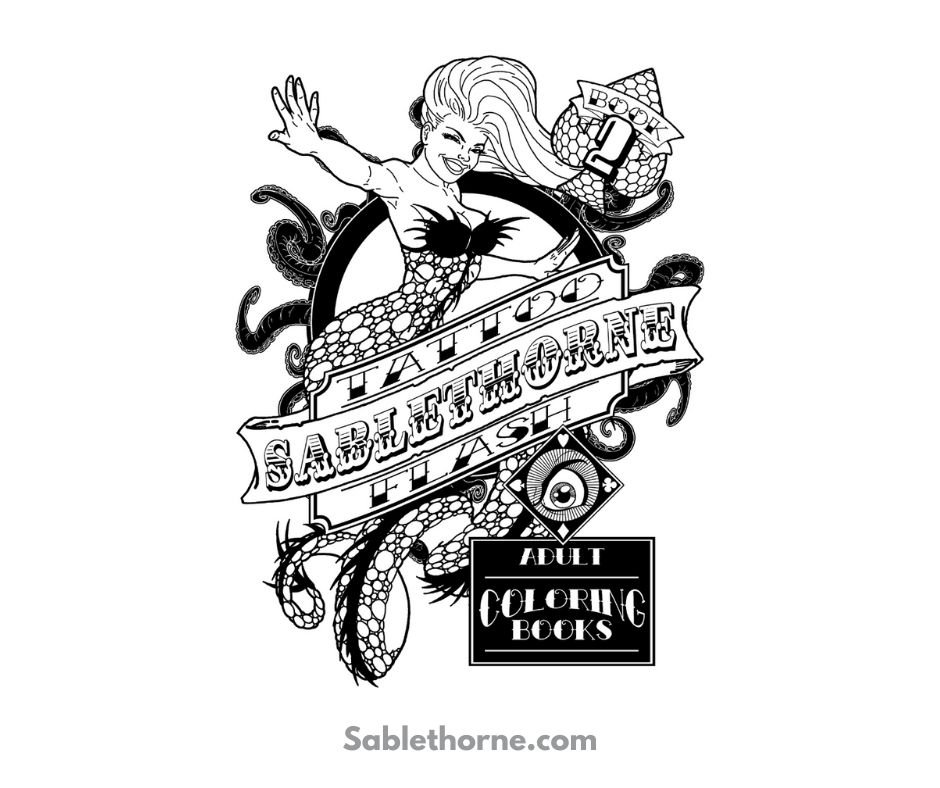 🎁 Looking for the perfect gift for tattoo enthusiasts? Look no further! Grab one now and embark on this enchanting coloring journey.

🔗 Visit our website at sablethorne.com 

#FantasyArtWorld #TattooFlash #SABLETHORNE #UniqueColoringBooks #LocalGiftsSLC #UtahArtist