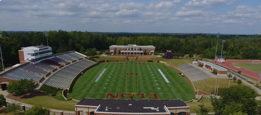 After a great conversation with @CoachKPerk I’m excited to receive an opportunity to play football at Elon University. @TonyTrisciani @CappsHal @_Coach_Martin_