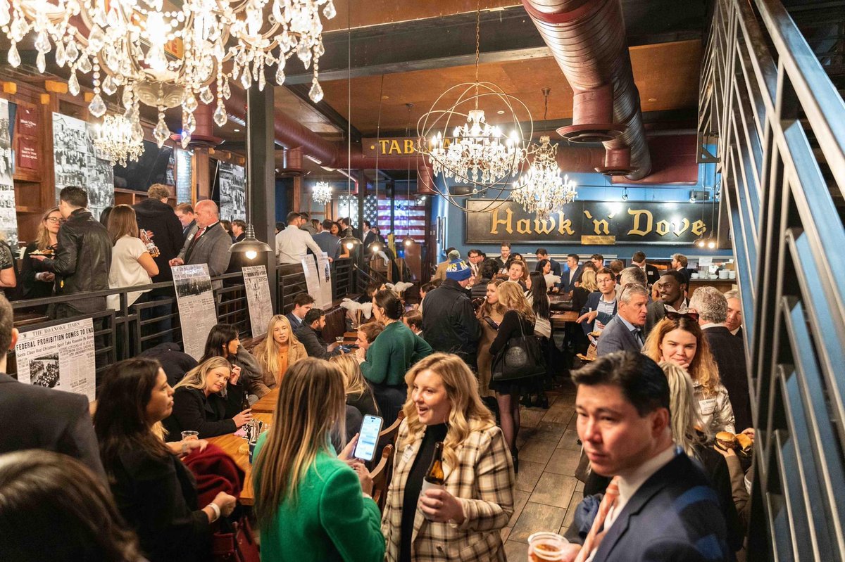 beerinstitute's tweet photo. Thanks to all who came out to celebrate the 90th anniversary of the repeal of Prohibition at @HawknDove_DC with us this week, and cheers to our co-host @NBWA! It was an unforgettable evening of tasty brews and good company, and we were delighted to commemorate this milestone with you. #Cheers 🍻