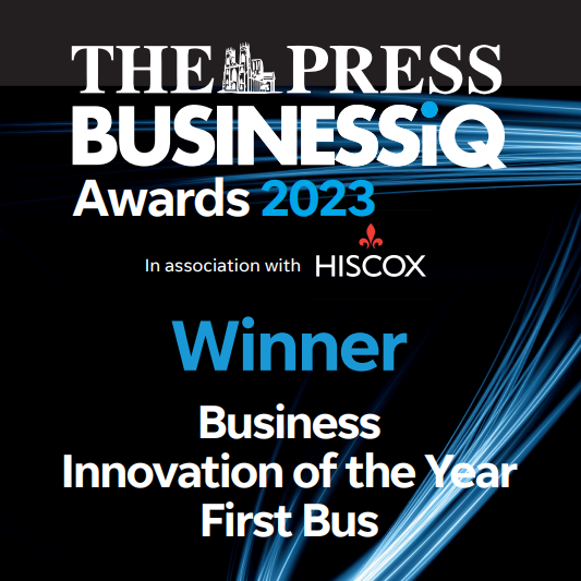 The Press (@yorkpress) on Twitter photo Business Innovation is next, with First Bus York taking the honour for its impending all-electric fleet of buses. This award is sponsored by the University of York. Cheering shows another popular winner. <a href="/FirstYork/">First York</a> <a href="/UniOfYork/">University of York</a> #pressawards2023 Business Innovation is next, with First Bus York taking the honour for its impending all-electric fleet of buses. This award is sponsored by the University of York. Cheering shows another popular winner. <a href="/FirstYork/">First York</a> <a href="/UniOfYork/">University of York</a> #pressawards2023
