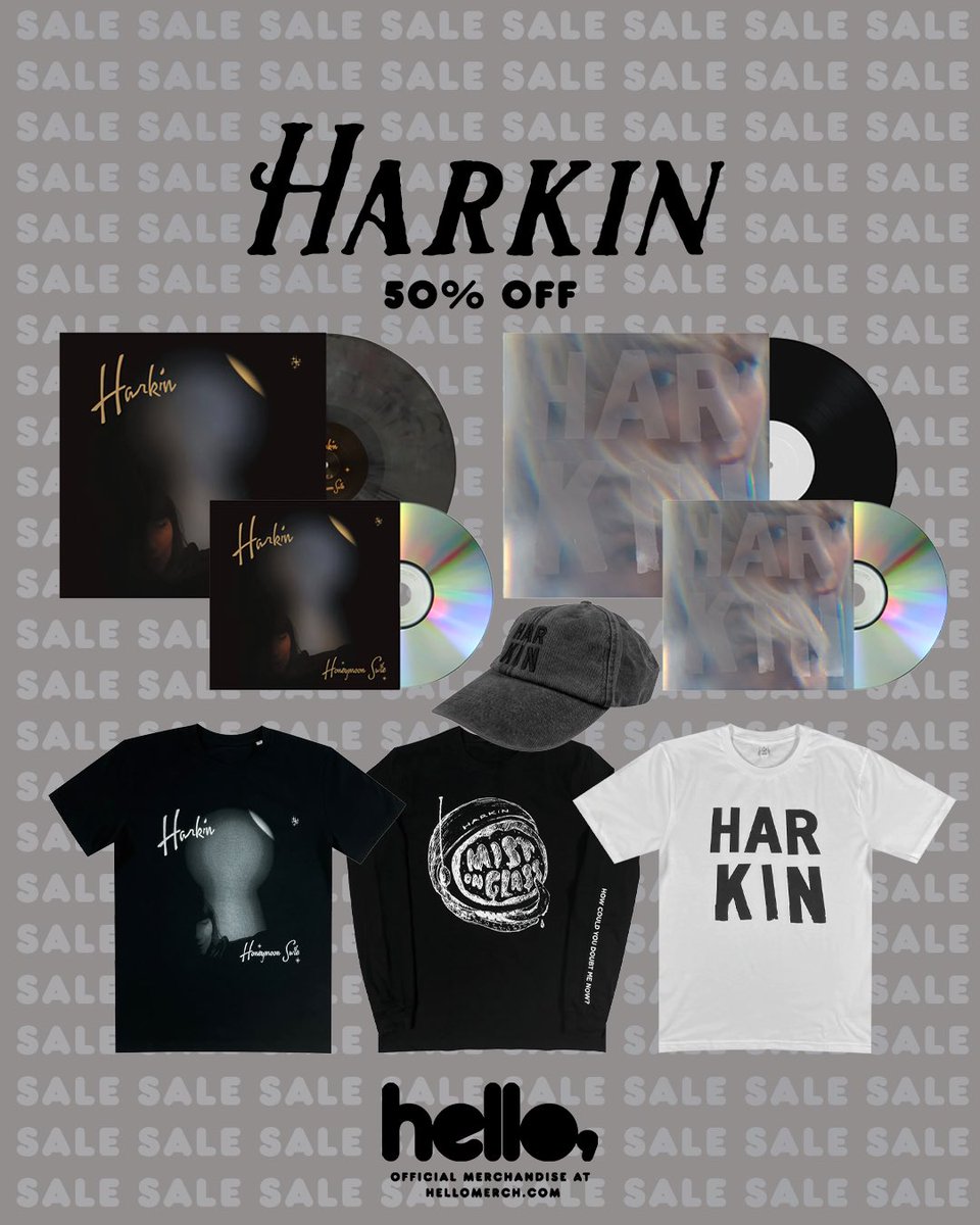 🚨SALE ALERT🚨 
Enjoy 50% OFF at <a href="/harkathon/">(Katie) Harkin</a> official merch store! 👀

hellomerch.com/collections/ha…