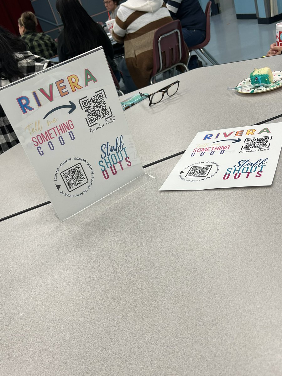 What a fun way to start a faculty meeting! We have to take time to celebrate each other and all the amazing things our teachers are doing every day! <a href="/RiveraElem/">Tomas Rivera Elem</a>
