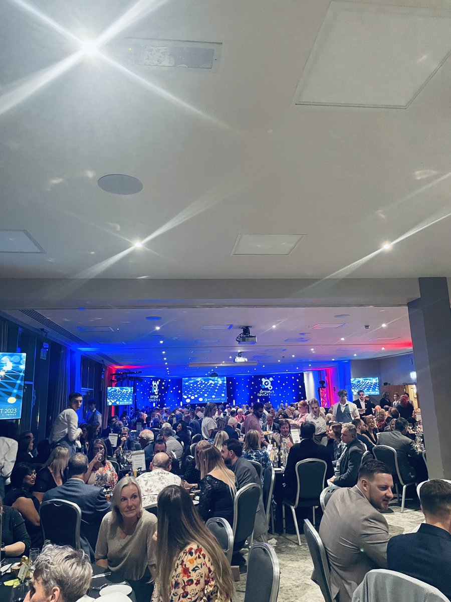 OptimusEd's tweet image. The Optimus Education team are delighted to welcome everyone to our MATs Summit 2023 gala dinner. 

Great to have @Jo_Caulfield as our after dinner speaker. ⭐️

Thank you to our pre gala dinner drinks sponsor @LyftaEd.

#oeMATs