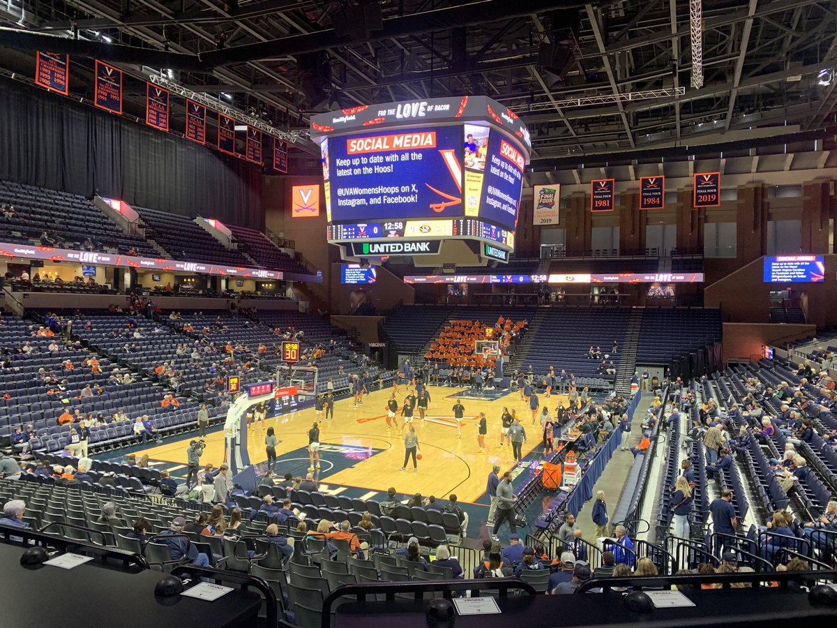 mxjensen34's tweet photo. Virginia women’s basketball looking to pick up the win in the inaugural ACC/SEC challenge against Mizzou. Today is also the 50th anniversary of the very first UVA women’s basketball game. https://t.co/krZ0lU7SEM