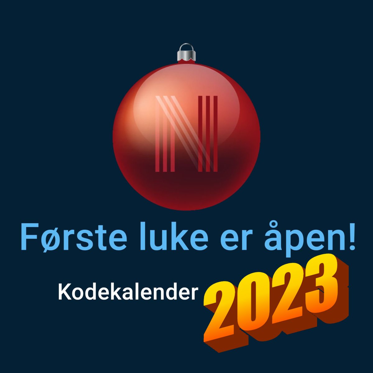 Første luke i vår #kodekalender er åpnet! 🦓🐒🦏
<a href="/Unblvr1/">Unblvr</a>  var kjappest i dag, med 1 minutt og 2 sekunder! Knekker du koden? 
kodekalender.novacare.no