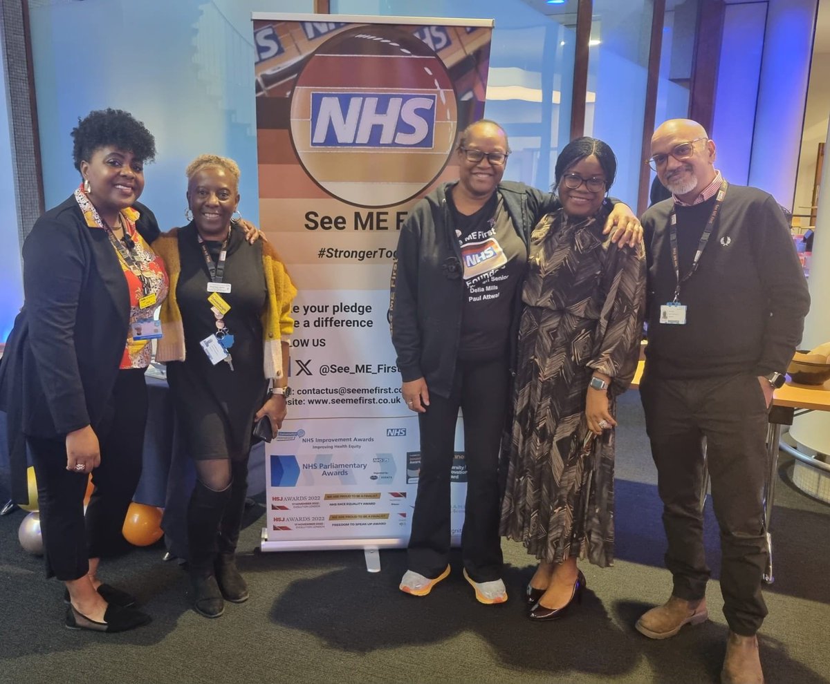 We were delighted to be invited by Caroline Clarke, the NHS London Regional Director, all staff event to talk about #SeeMeFirst. A big thank you to ambassadors @BJ_Thompson1 @DurlineGriffit1. Great engagement from staff, more pics to follow #StrongerTogether