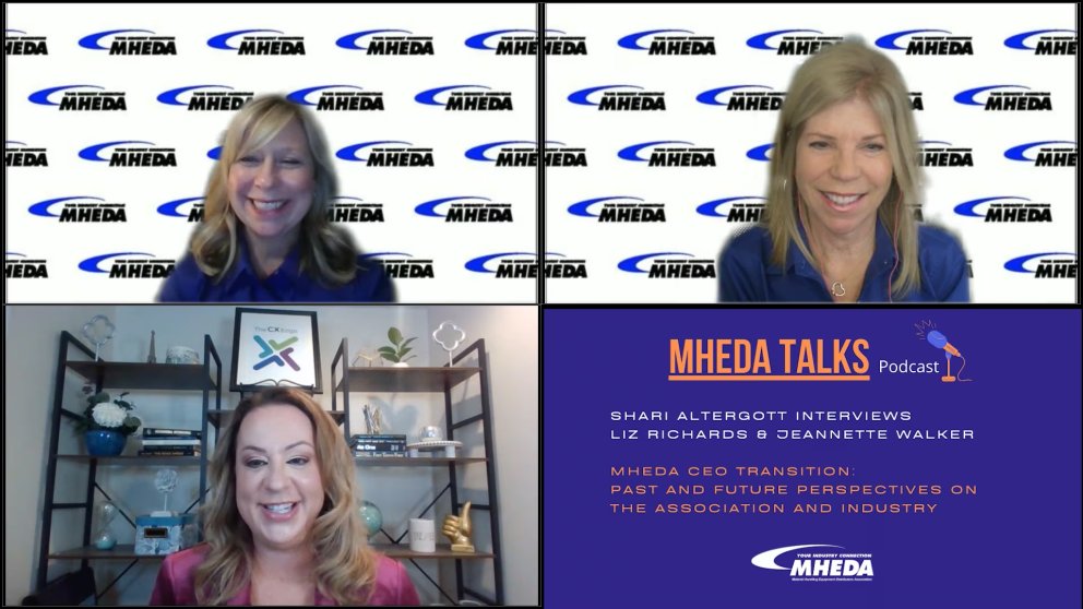 New MHEDA Talks Podcast Dropped!

Liz Richards &amp; Jeannette Walker Past &amp; Future Perspectives of MHEDA and the Material Handling Industry.

Here is the link for the podcast:  mheda.org/podcast/mheda-…

#materialhandling #materialhandlingequipment #podcast #leadership