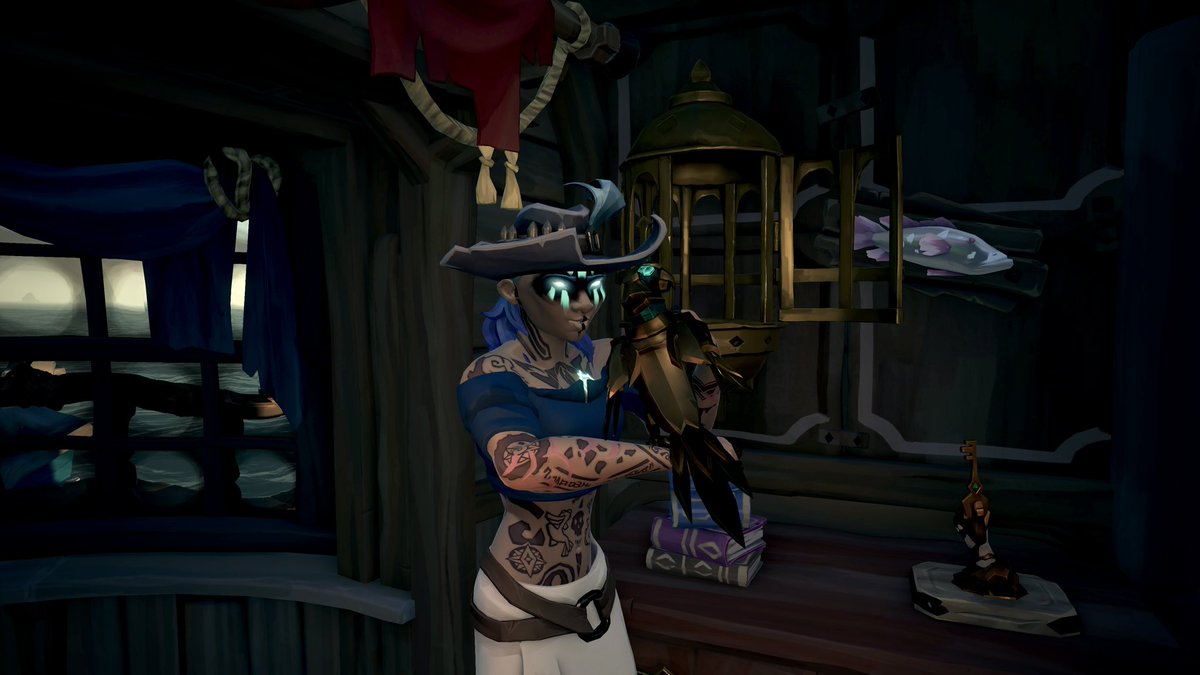 knott_andy's tweet photo. My #BeMorePirate nomination has to go to my fellow Croc wearer, the Bait Crate loving @FirmJigglypuff who is always willing to help anyone in the community. A true SoT legend, and deserving of the hat. https://t.co/fo2XigNTbI