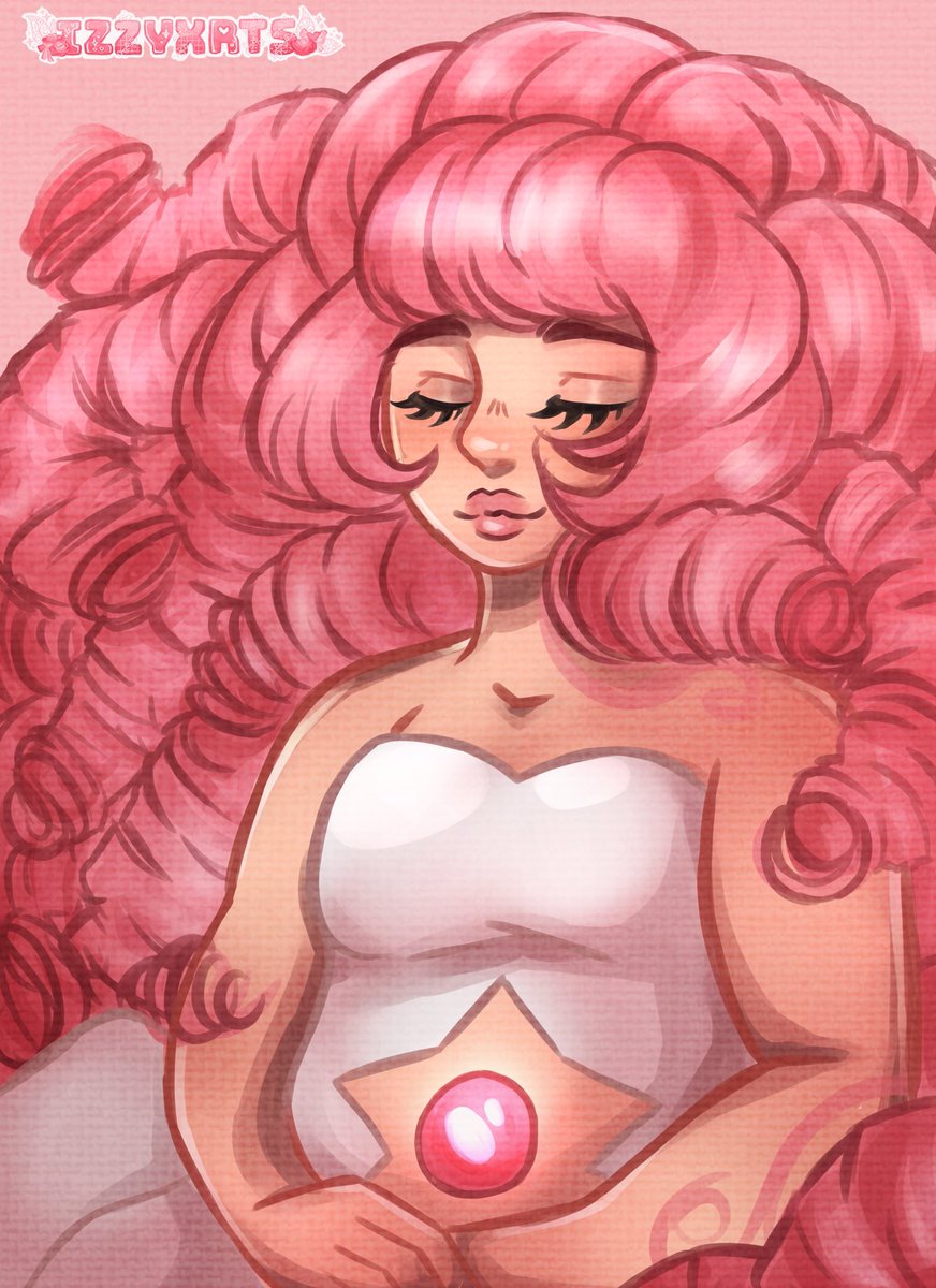 (Repost) 🌷 #StevenUniverse #stevenuniversefanart #rosequartz