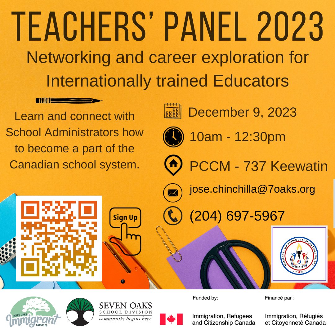 Our Teacher's panel is back!