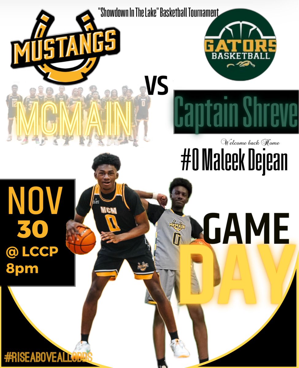 MustangsHoop's tweet image. It’s game day , 
Lake Charles we are coming!
