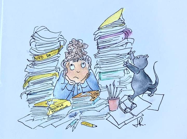 jaminoshdesigns's tweet image. Battled with oodles of moments of procrastination today..so distracted myself doing a quick #illustration ! I rest my case! 😂 Enjoying using my favourite style more though #watercolourpainting  #traditionalart #freelancer @TimPughArtist @DorienEnde @Evaleonie #PositiveVibes