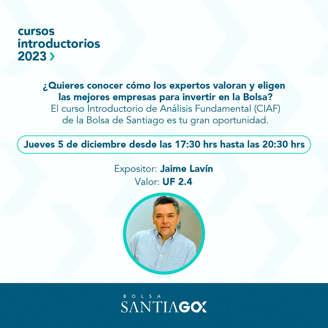 Aprende a descifrar el valor de las empresas cotizadas y toma decisiones de inversión basadas en un entendimiento profundo del mercado. 📈

¡Inicia tu viaje hacia la inversión inteligente este 5 de diciembre! #EducacionFinancieraBolsa

Inscríbete aquí 👉🏻 urlis.net/iad55wjz