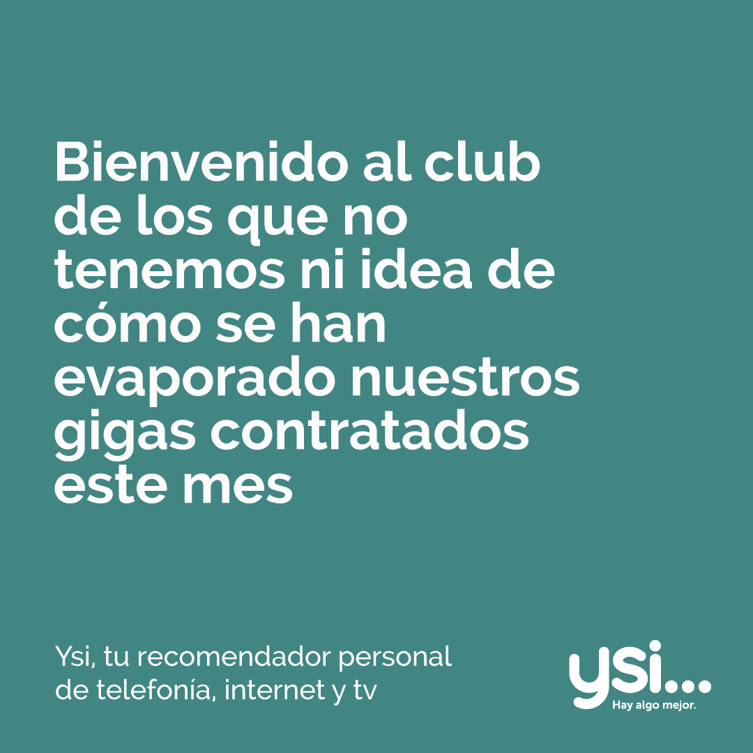 Fue abrir X un momento y pum! Desaparecieron por arte de magia 🧙♀

#ysihayalgomejor #telecomunicaciones #internet #tarifas #tecnología