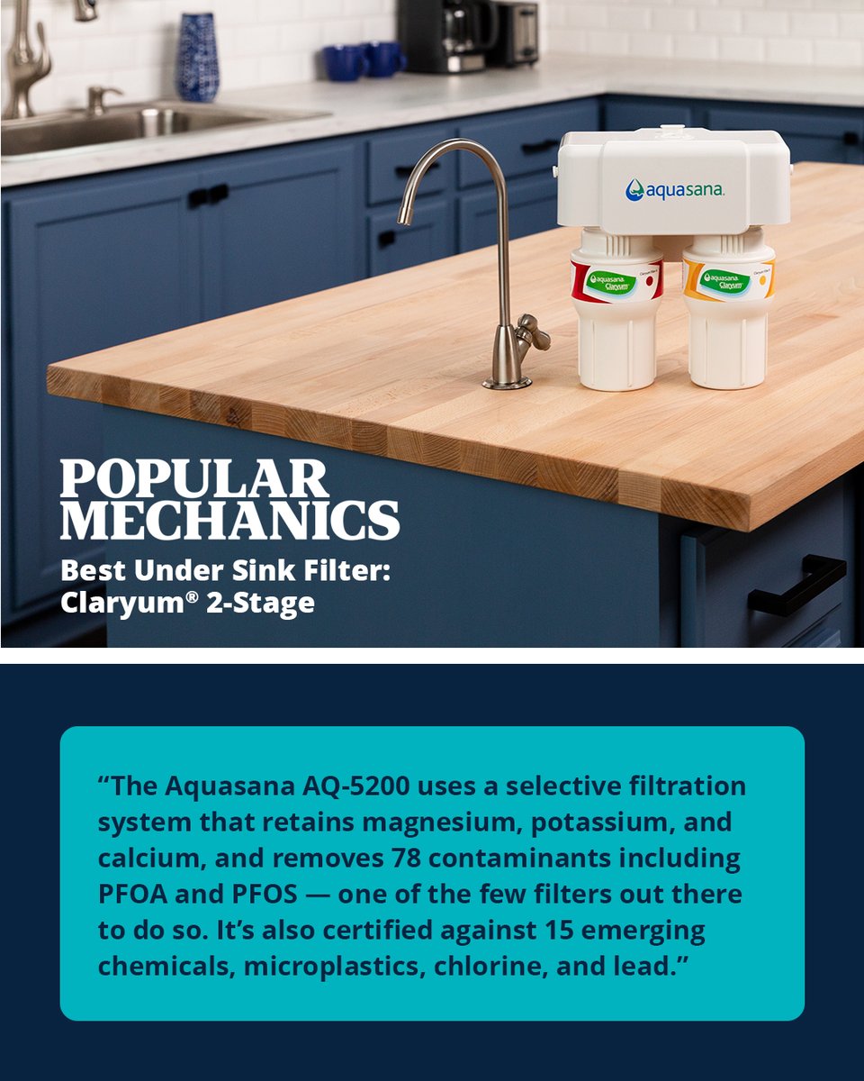 Aquasana Under Sink Water Filter System - Claryum Direct Connect Under