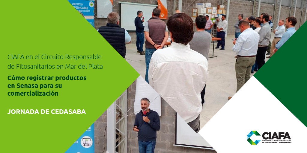 Nuestro coordinador técnico, <a href="/ing_dmazza/">Daniel Mazzarella</a>  presentó los requisitos necesarios para realizar un registro correcto de productos en Senasa durante la jornada del circuito Responsables de Fitosanitarios en Mar del Plata a referentes, productores y  profesionales del agro