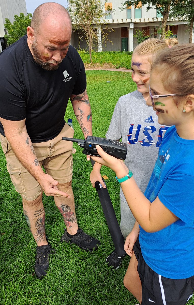 #MSGs from Detachment Maputo, Mozambique, organized a Junior Jarhead Day for children from the #embassy community. The kids participated in tug of war and an obstacle event. Additionally, the kids learned how to apply camouflage face paint and operate a radio.