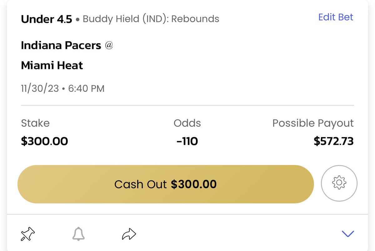 UnitProfessor's tweet image. 🎟️2 Units: Buddy Hield: Under 4.5 Rebs
This has hit in 10/10 with 70% being 2 or less rebounds!
@BetMGM