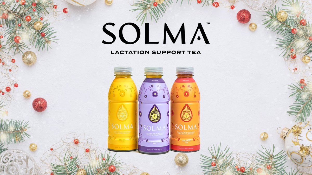 Give the gift of self-care this season with SOLMA Tea – a perfect blend of hydration and natural lactation support for nursing moms. ✨ 🎁

#SOLMATea #NursingMoms

solmatea.com/products/multi…